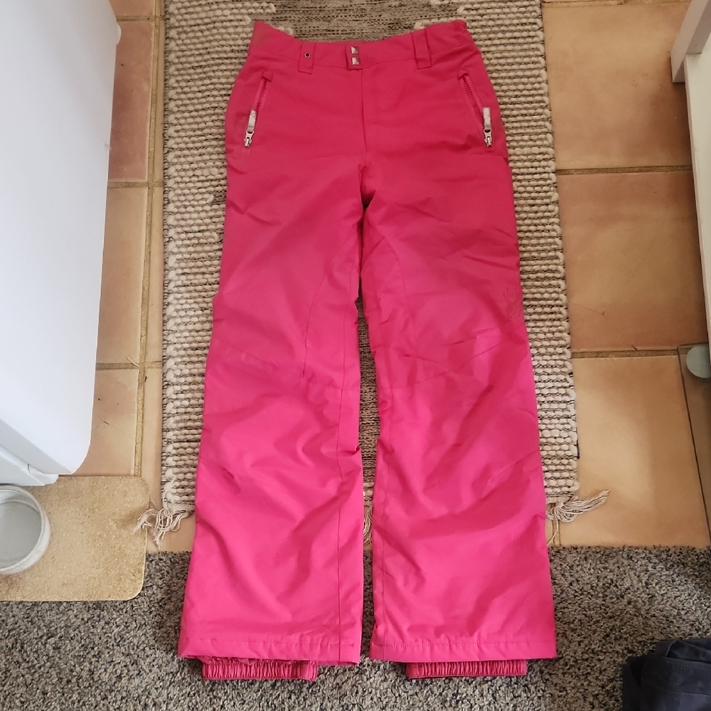 Spyder Pink Snow Pants Girls or Womens Size 18